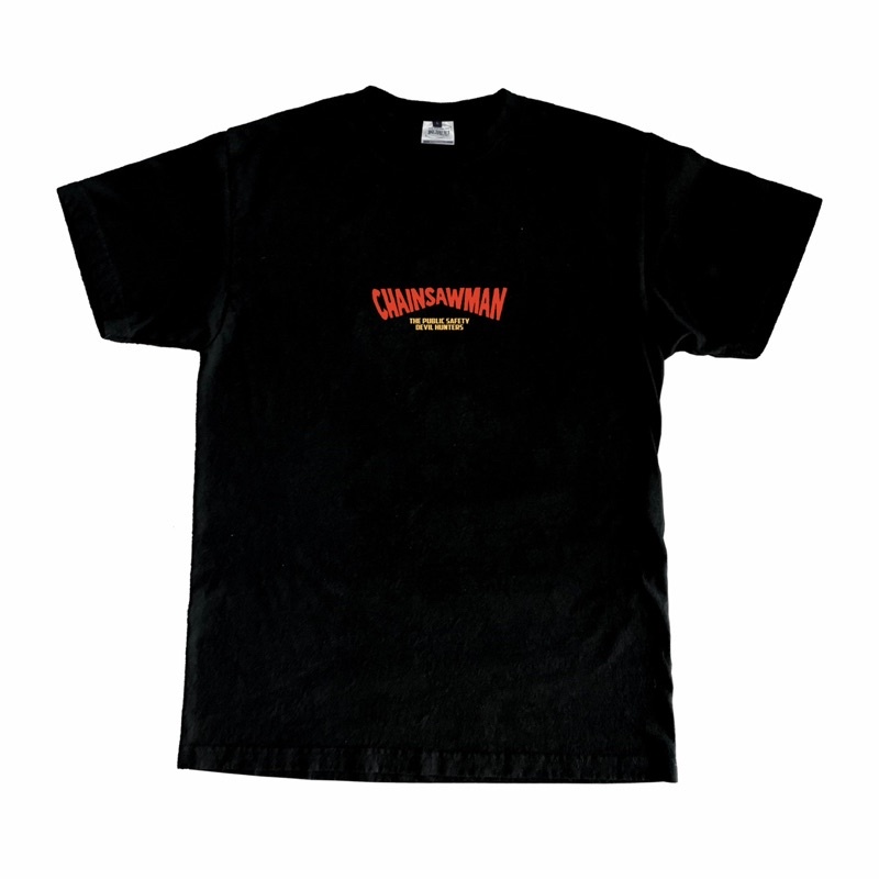 แฟชั่นคลาสสิกเสื้อยืด-พิมพ์ลายอนิเมะ-chainsawman-kuruu-สําหรับผู้ชาย