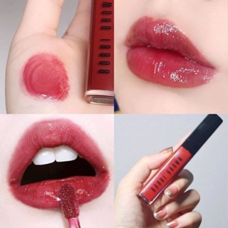 Beauty-Siam แท้ทั้งร้าน !! สี ROCK&amp;RED BOBBI BROWN CRUSHED OIL-INFUSED GLOSS FULL SIZE 6 ML.ไม่มีกล่อง