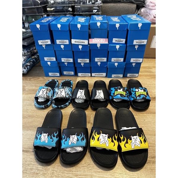 ของแท้-รองแท้าแตะ-ripndip-slides-ของใหม่-มือ1-พร้อมส่ง