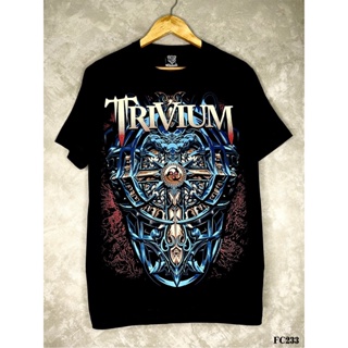 Triviumเสื้อยืดสีดำสกรีนลายFC233