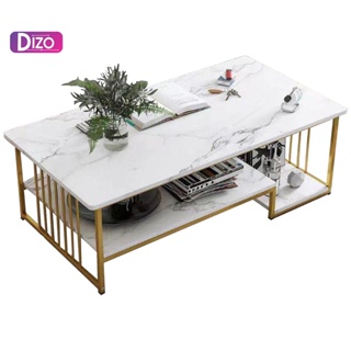 Dizo โต๊ะรับแขก รุ่น AA2 โต๊ะกลางโซฟา สไตล์ มินิมอล ทรงสีเหลี่ยม หัวมุมโค้งปลอดภัย วัสดุแข็งแรงทนทาน รับน้ำหนักได้ดี