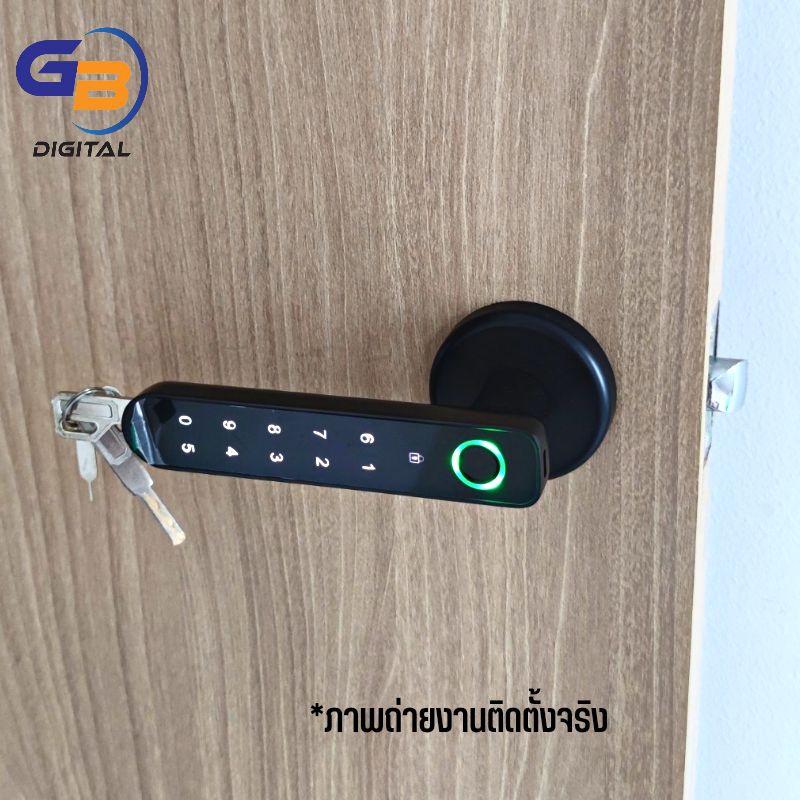 GB DIGITAL DOOR LOCK รุ่นF20 (พร้อมติดตั้ง)ประตูบานผลัก | Shopee Thailand
