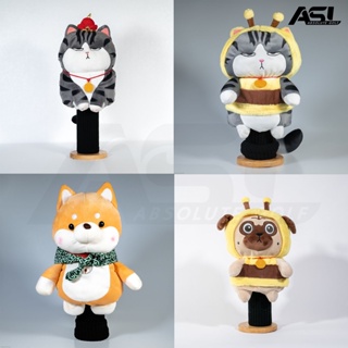 สินค้า ANIMALS DOLL GOLF HEAD COVER FOR DRIVER ครอบตุ๊กตา น้องแมว น้องหมา สำหรับใส่หัวไม้กอล์ฟ