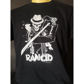 เสื้อยืดเสื้อวงนำเข้า Rancid Samurai Tim Armstrong Greenday Nofx Bad Religion Street Punk Rock Style Vintage Gildan_24