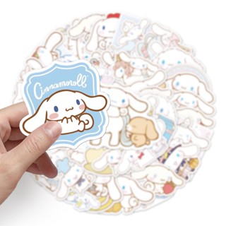 พร้อมส่ง! small size CINNAMOROLL SANRIO Sticker สติกเกอร์กันน้ำรูปแบบที่แตกต่างกัน 50ชิ้น