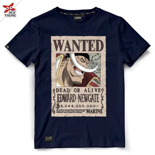 ☺♣▶เสื้อยืดวันพีช One Piece 1380-NV Edward-Newgate_21