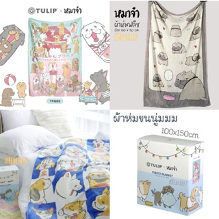 ภาพหน้าปกสินค้า*พร้อมส่ง* ผ้าห่มฟลีซ หมาจ๋า ผ้าห่มอเนกประสงค์ หมาจ๋า × Tulip ลิขสิทธิ์แท้ ผ้าห่มหมาจ๋า Fleece [มี2ขนาด] ซึ่งคุณอาจชอบสินค้านี้