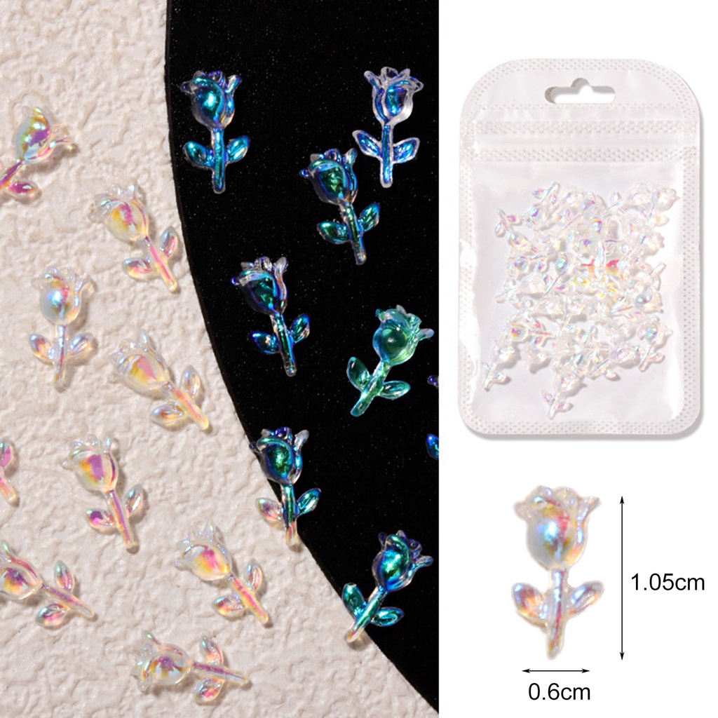 ag-30pcs-set-nail-flower-ornament-rose-3d-effect-ice-cute-resin-aurora-floral