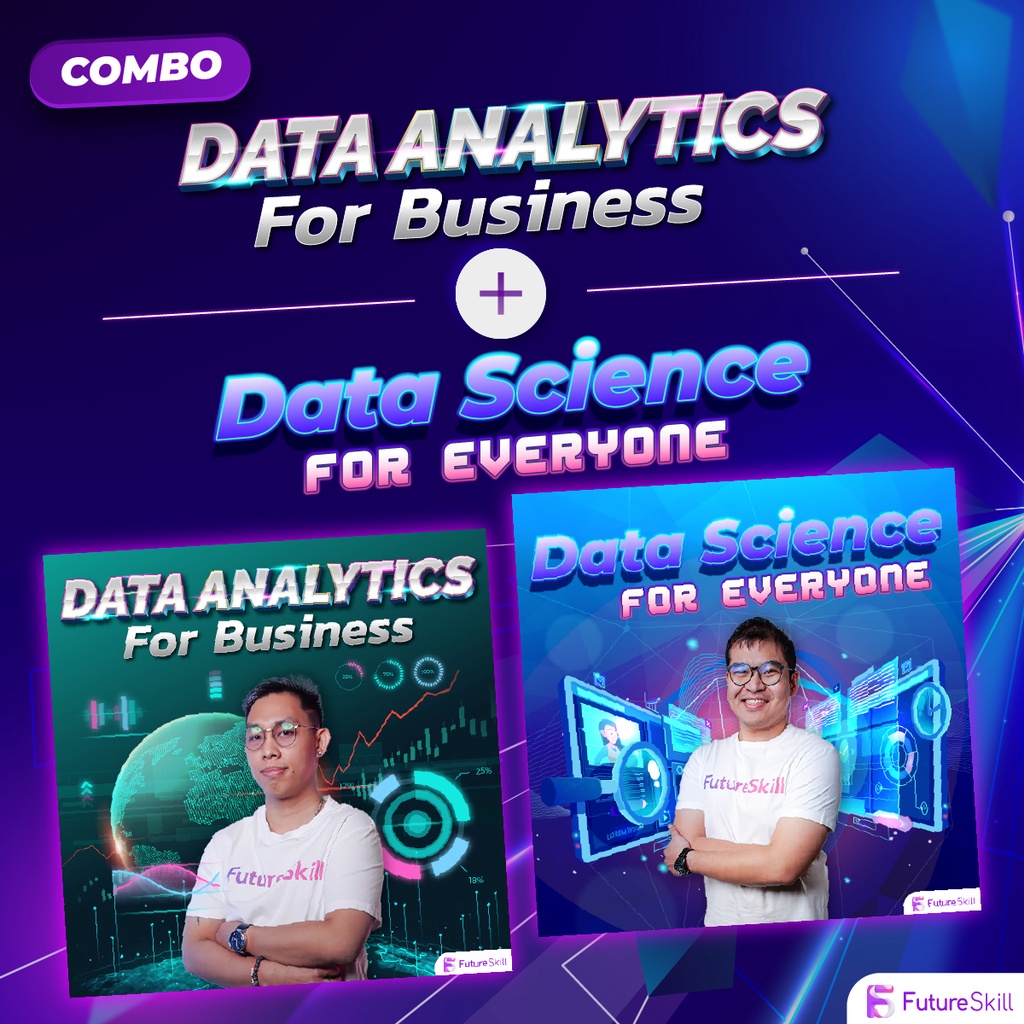 ภาพหน้าปกสินค้าคอร์สเรียนออนไลน์  Combo Data Analytics X Data Science จากร้าน futureskill บน Shopee