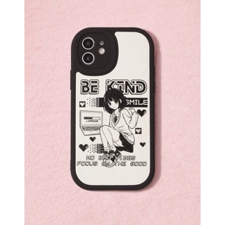 เคสไอโฟนอนิเมะผู้หญิง i7-14promax (Case iphone) เคสมือถือ เคสผู้หญิง เคสหนัง เคสดำ เคสมินิมอล เคสเกาหลี เคสอนิเมะ เคสY2K