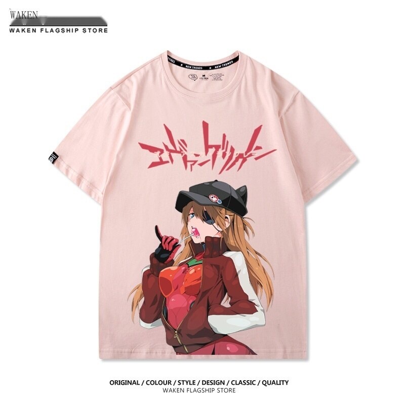 evangelion-asuka-popular-logo-peripheral-joint-eva-cotton-short-sleeve-t-shirt-men-and-women-clothes-in-summer