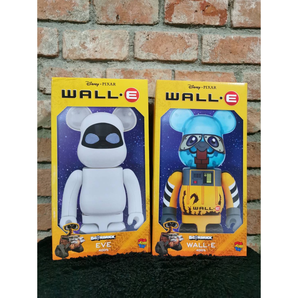 Bearbrick WALL-E & EVE 400% | Shopee Thailand