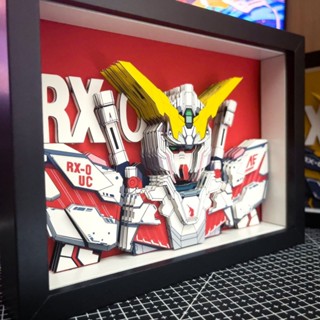 [พร้อมส่ง] ภาพวาดกันดั้ม Yuanzu RX-78 สามมิติ แฮนด์เมด สําหรับตกแต่งห้องนอน ห้องนั่งเล่น