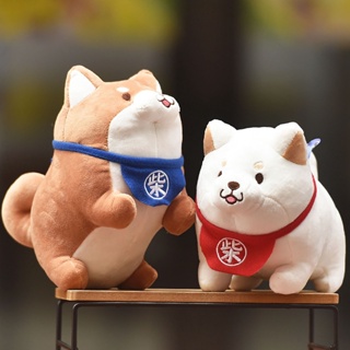 [B_398] Cushion Shiba Dog Shape Decor PP Cotton Plush Doll Toys for Ornament