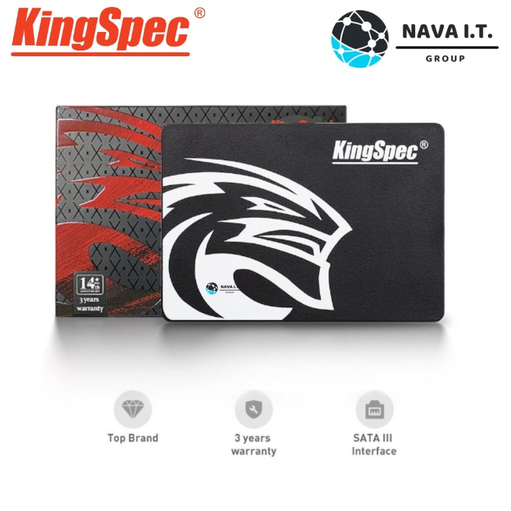 ภาพหน้าปกสินค้าใส่โค้ดลด50"3D2L2UJU" KINGSPEC เอสเอสดี SSD 128GB 563/522 Mb/s 2.5 SATA 3 ปี2022 ประกัน 3 ปี อ่านเขียนข้อมูลไว จากร้าน nava.it บน Shopee