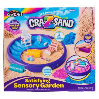 Cra-Z-Art Cra-Z-Sand Satisfying Sensory Sand Garden Cra-z-art Cra-Z-Sand ทรายทรายสร้างความพึงพอใจในสวนทราย