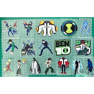 ตัวรีดติดเสื้อการ์ตูน BEN10  เซ็ตใหม่ สติกเกอร์รีดติดเสื้อ