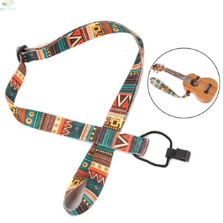 【ECHO】1PC Quality Hawaiian-Style Adjustable Ukulele Strap Sling &amp; Hook For Ukuleles【Echo-baby】