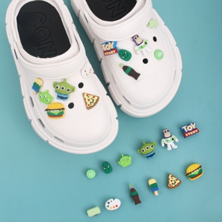 Crocs Jibbitz ชุดกระดุม รูปเอเลี่ยน DIY สําหรับรองเท้า