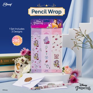 [Beauty and the Beast Collection] สติ๊กเกอร์สำหรับpencil [wrap] sticker รุ่นที่1/2 - 1 เซ็ตมี 3 ชิ้น สามารถลอกออกได้ไม่ท