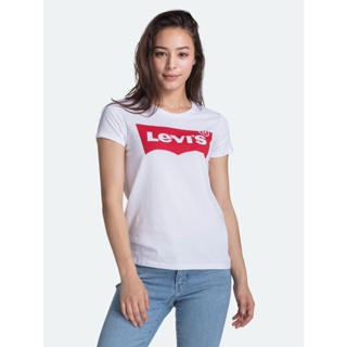 Levis® เสื้อยืดผู้หญิง รุ่น Slim Logo T-Shirt ทรงสลิมพอดีตัว_38