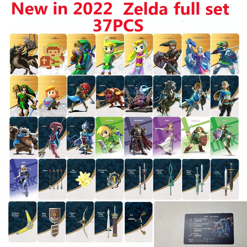 ราคาและรีวิวชิปการ์ดเกม Zelda Amiibo Breath of the Wild Sword of Heaven HD Zelda Bow Dusk Ghost God Sword NFC