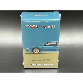 Tarmac Work 1:64 Nismo Festival in Japan VERTEX Nissan Silvia S14 Blue Green Metallic