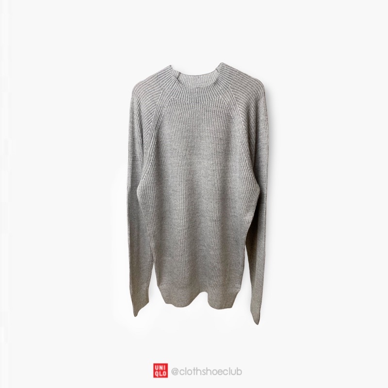 เสื้อสเวตเตอร์-uniqlo-wool-แท้-size-l