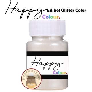 แฮปปี้ คัลเลอร์ สี กลิตเตอร์ สำหรับเบเกอรี่ / Happy Colour Edibel Glitter Color / 15g