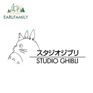 Earlfamily สติกเกอร์ไวนิล ป้องกันรอยขีดข่วน ลาย Totoro ขนาด 13 ซม. x 5.9 ซม. สําหรับติดตกแต่งรถยนต์ รถจักรยานยนต์ แล็ปท็อป