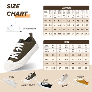 ภาพขนาดย่อของภาพหน้าปกสินค้าKANGOL Sneaker unisex รองเท้าผ้าใบ รุ่น Cookie ผูกเชือก ดำ, สีขาว,ครีม,เหลือง 69522001 จากร้าน kangolofficialstore บน Shopee ภาพที่ 5