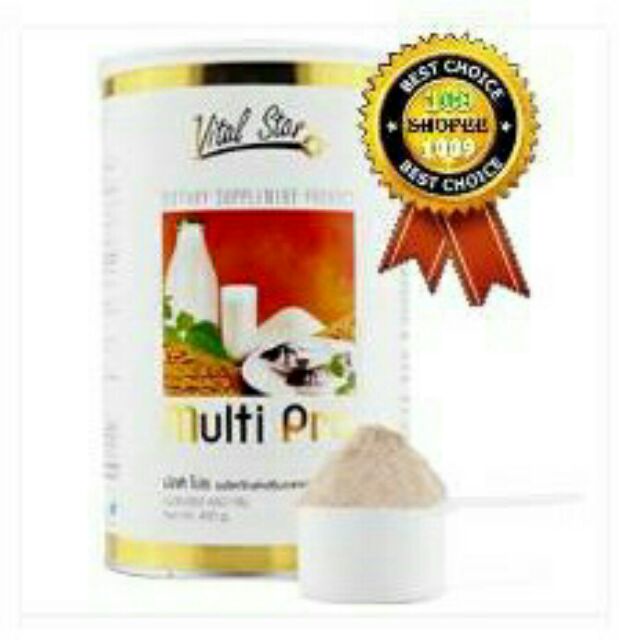 vital-star-multi-pro-มัลติโปร-whey-multi-pro-vital-star-เวย์โปรตีนชงดื่ม-รสโกโก้มอลต์ที่มีรสชาติดีเยี่ยม