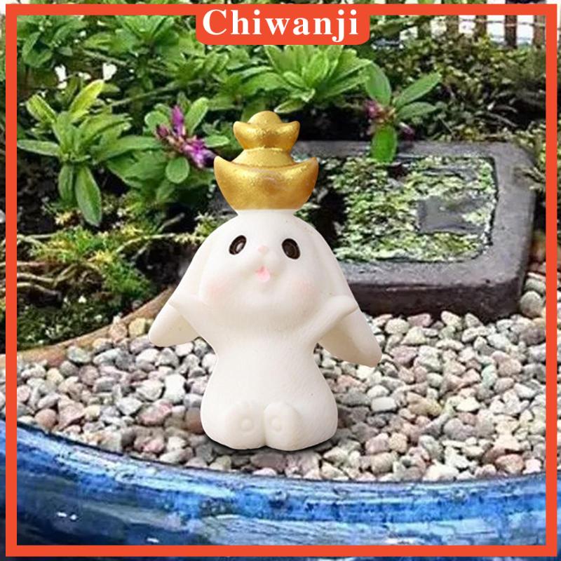 chiwanji-โมเดลรูปปั้นการ์ตูนกระต่าย-สําหรับตกแต่งบ้าน-สํานักงาน