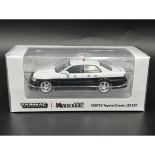 Tarmac Works VERTEX Toyota Chaser JZX100, Black / White