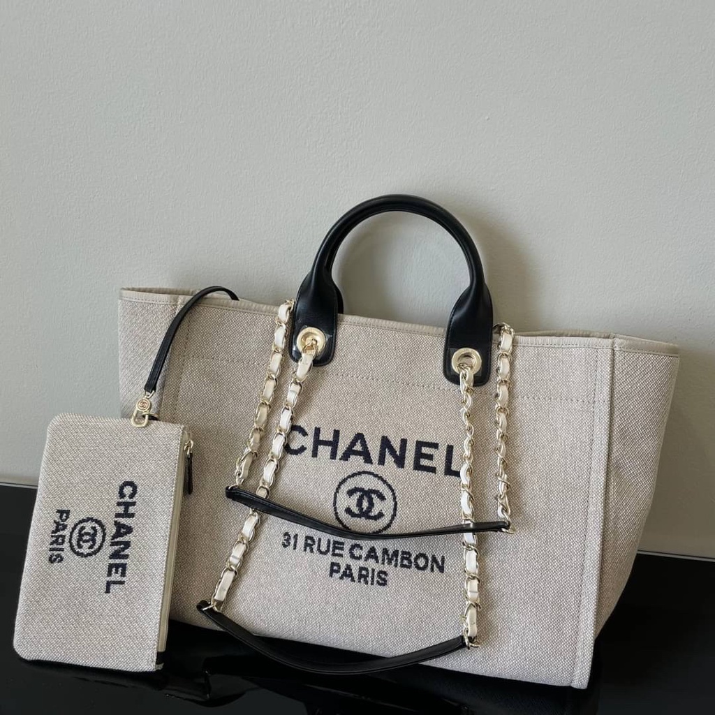 chanel-cambon-tote-new-color-grade-vip-size-16นิ้ว-อุปกรณ์-การ์ด-ใบเสร็จ-ถุงผ้า-ถุงกระดาษ