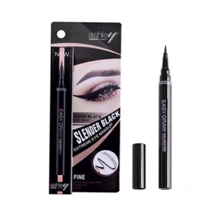 A343 Ashley Easy Draw Eyeliner Pen อายไลเนอร์หัวแปรงปลายเรียวเล็ก จับถนัด กรีดเส้นง่าย ควบคุมแม่นไม่เลอะเปื้อน