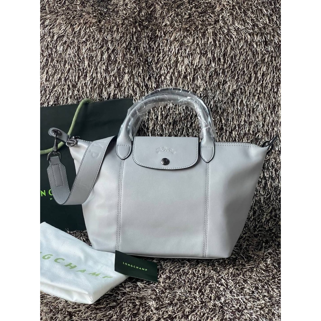 Longchamp LE PLIAGE CUIR TOP HANDLE BAG S Shopee Thailand