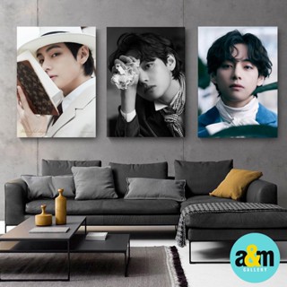 โปสเตอร์ไม้ KIM TAEHYUNG V BTS VEATIFUL DAYS Edition I Wall Hanging Room Decoration I Wood Poster K-POP Room Decoration - A&amp;M