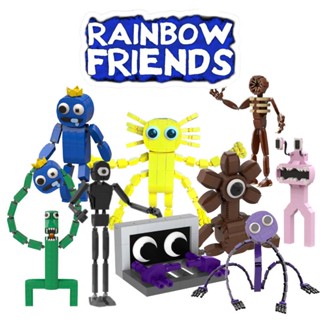 Newest 390Pcs Roblox Rainbow Friends Doors Building Blocks Model Children Babys Birthday Christmas Gifts