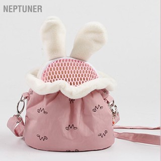 Neptuner กระเป๋าสะพายไหล่ หูกระต่ายน่ารัก ขนาดเล็ก สําหรับหนูแฮมสเตอร์