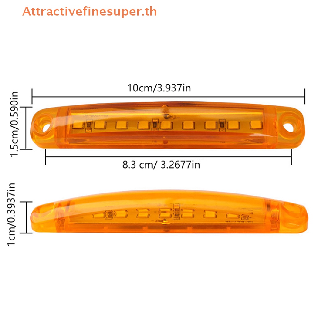 asth-ขายดี-ไฟสัญญาณเตือน-led-9-ดวง-12v-24v-สําหรับติดท้ายรถบรรทุก-รถพ่วง-4-ชิ้น