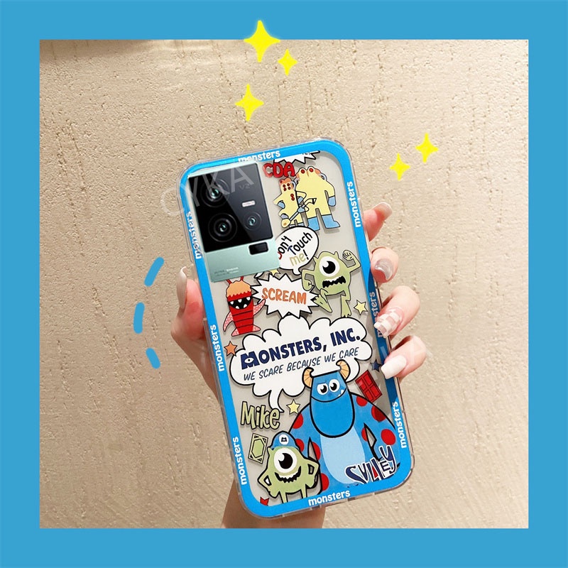 เคสโทรศัพท์มือถือแบบใส-กันกระแทก-ลายการ์ตูนมอนสเตอร์น่ารัก-แฟชั่น-สําหรับ-vivo-iqoo-11-5g-iqoo11-5g-2022-iqoo11