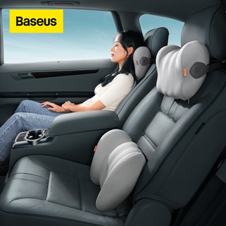 Baseus หมอนรองคอ เมมโมรี่โฟม 3D ระบายอากาศ อุปกรณ์เสริม สําหรับรถยนต์