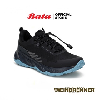 Bata บาจา รองเท้าสนีคเกอร์ผ้าใบแบบผูกเชือก ใส่ลำลอง รองรับน้ำหนักเท้าได้ดี ดีไซน์เท่ห์ รุ่น KAITO สีดำ 8306811