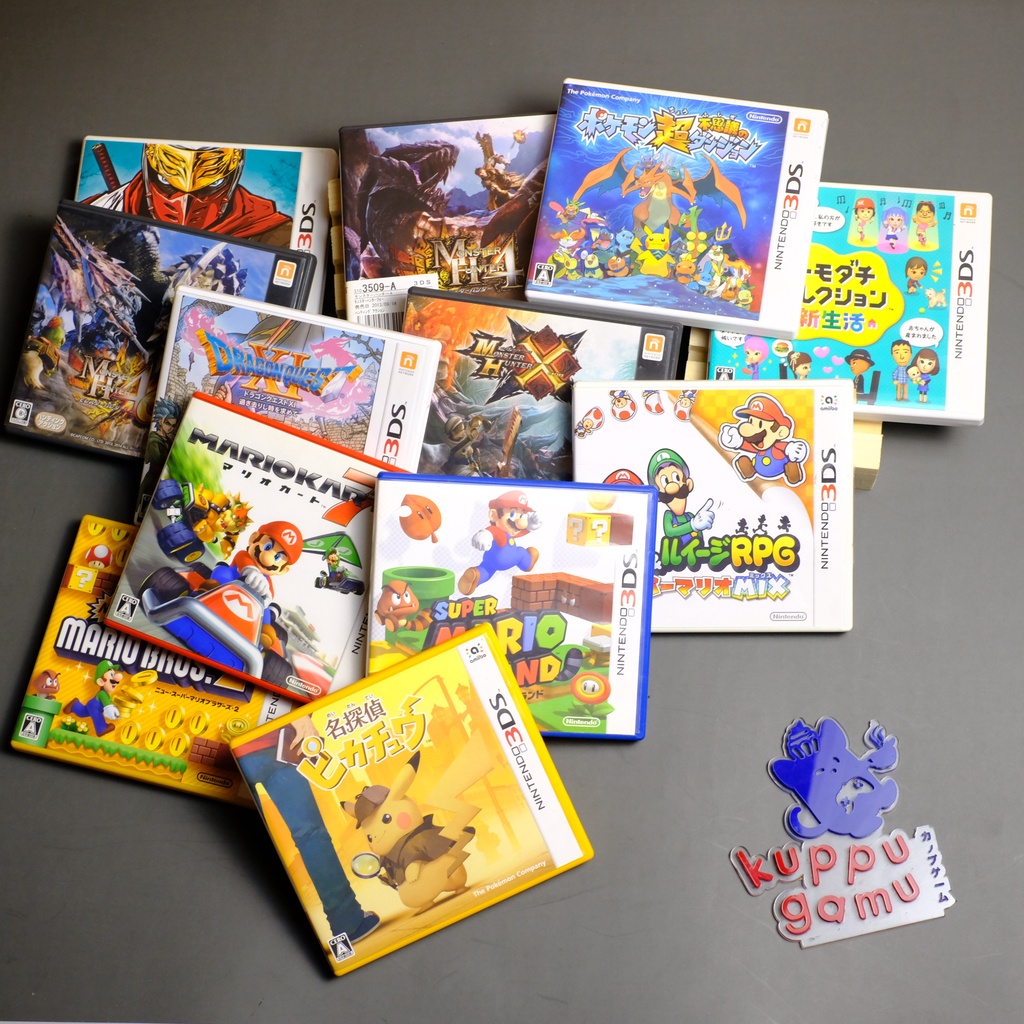 รูปภาพสินค้าแรกของZone Japan ตลับเกม 3DS Nintendo - Game Monster Hunter Mario Luigi Kirby Animal Crossing Taiko Zelda Pokemon