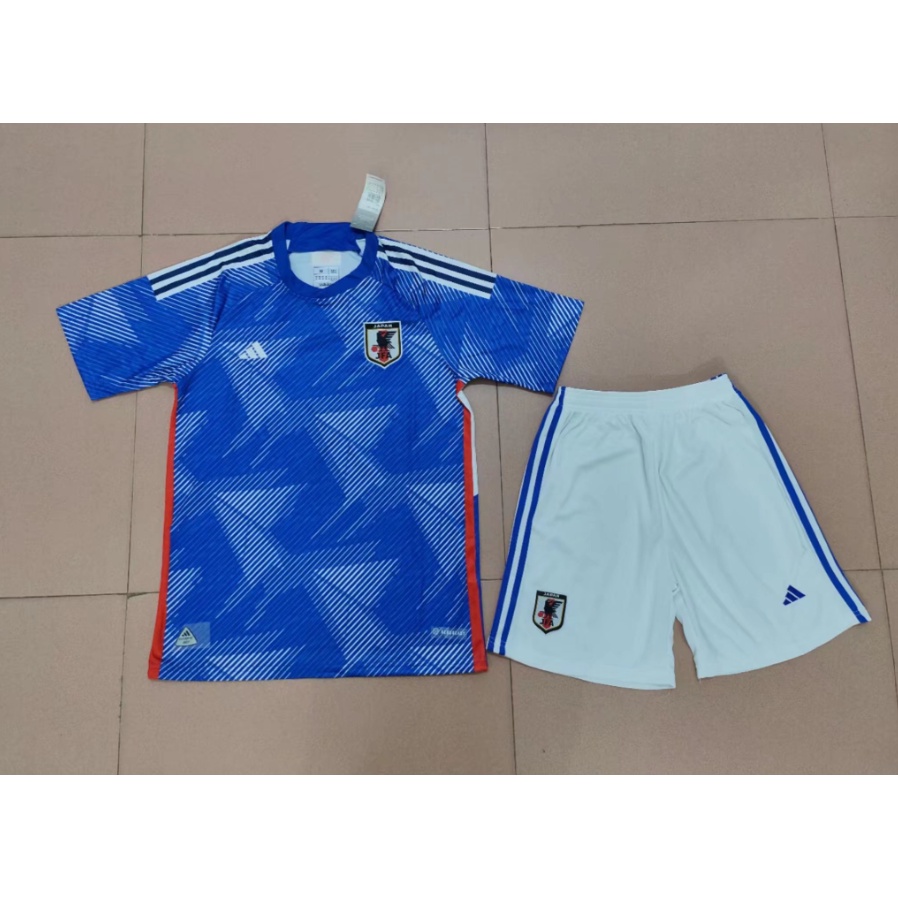 เสื้อกีฬาแขนสั้น-ลายการ์ตูนอนิเมะ-world-cup-kit-22-23-jersi-budak-สไตล์ญี่ปุ่น-สําหรับเด็ก