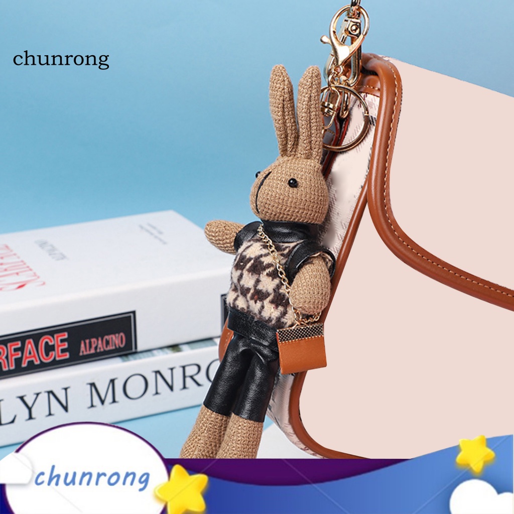 chunrong-พวงกุญแจ-จี้ตุ๊กตากระต่ายน่ารัก-สําหรับแขวนกระเป๋า