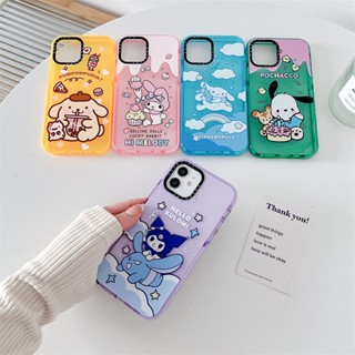 SANRIO Casetify เคสโทรศัพท์มือถือ ซิลิโคนนิ่ม TPU กันกระแทก ลายซานริโอ้ สําหรับ iPhone 13 Pro MAX 13Pro 13MINI 12Pro 13 12 11 Pro MAX 11Pro 11