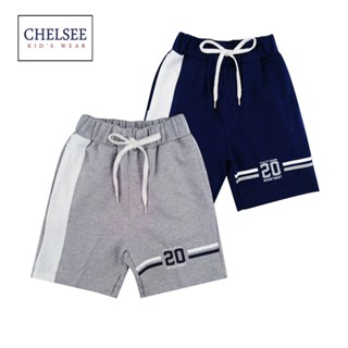 Chelsee กางเกงขาสั้น เด็กผู้ชาย เอวยางยืด พิมพ์ลาย รุ่น 127822 ผ้า Cotton 100% อายุ 3-11ปี เสื้อผ้าเด็กโต กางเกงเด็ก