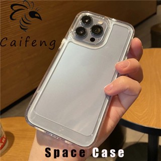 SPACE เคสใสกันกระแทก สำหรับ Samsung Galaxy S23 S22 S21 S20 FE S10 Note 20 Ultra 10 Plus